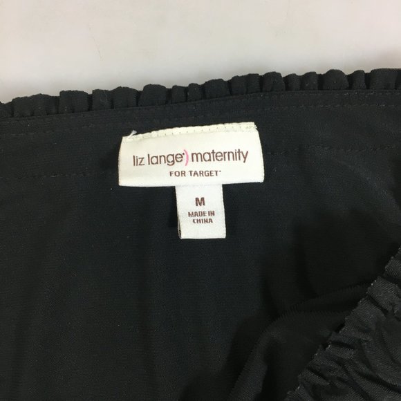 Liz Lange for Target M LBD Black V-Neck Dress - Picture 5 of 5